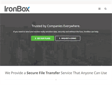 Tablet Screenshot of goironbox.com